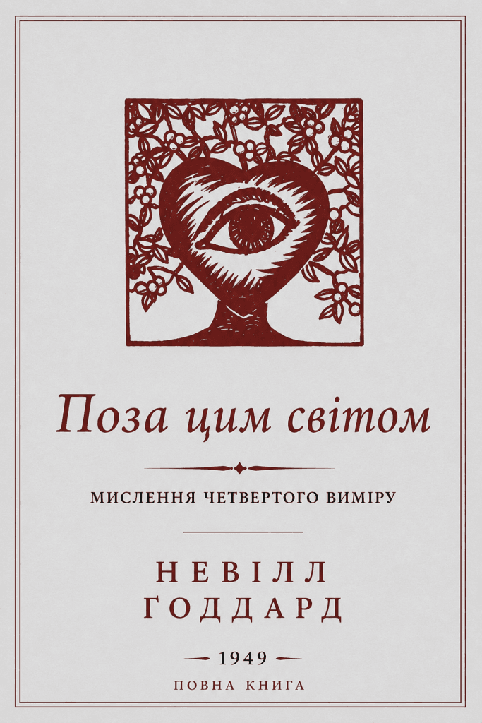 Невілл Ґоддард: «Поза цим світом» (1949) [ПОВНА КНИГА]
