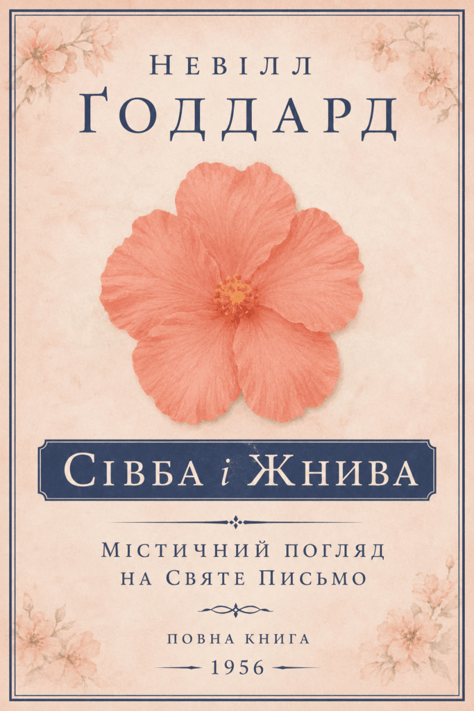 Невілл Ґоддард: «Сівба і жнива: містичний погляд на Святе Письмо» (1956) [ПОВНА КНИГА]