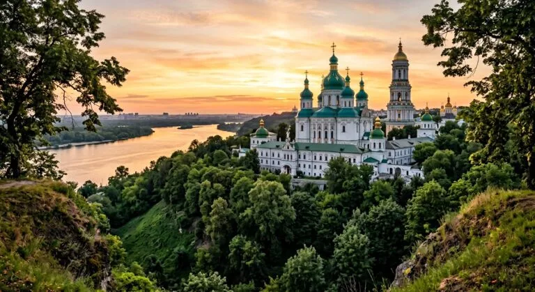 Георгіївський собор Видубицького монастиря над Дніпром у Києві