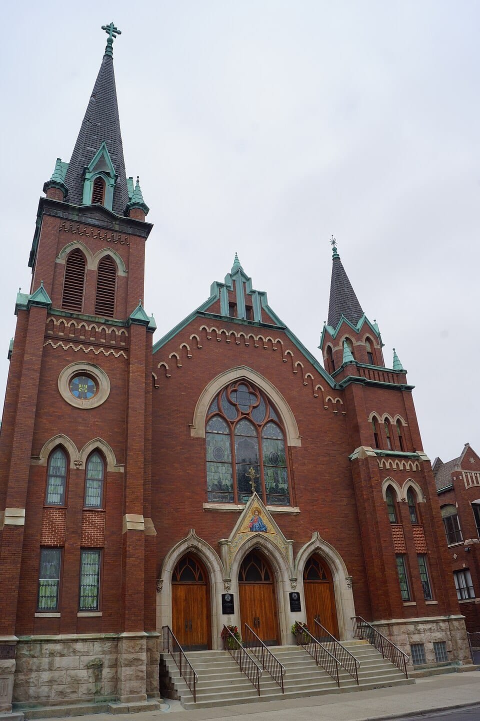 St. Volodymyr Ukrainian Orthodox Cathedral Façade in Chicago