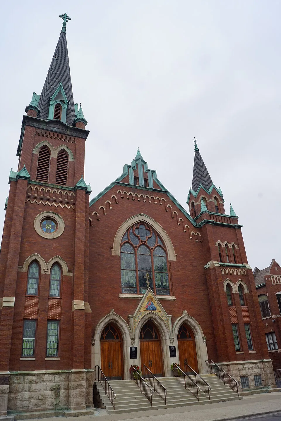 St. Volodymyr Ukrainian Orthodox Cathedral Façade in Chicago